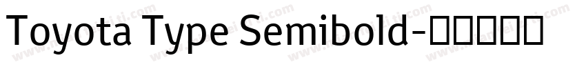 Toyota Type Semibold字体转换